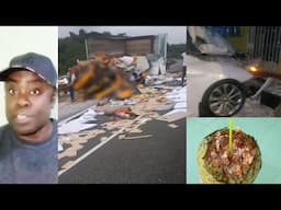 Police raid, Driver no dead he said after truck accident
