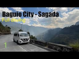 Baguio City to Sagada Full driving tour part 1
