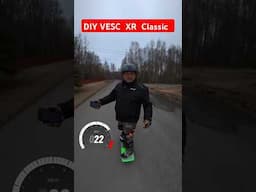 290lbs Dude going up hill on DIY Onewheel VESC XR Classic