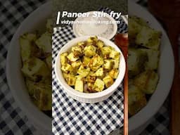 Paneer Stir-fry with curry leaves spice mix. #paneerrecipes #paneerstarters