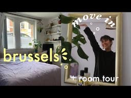 Moving to Brussels ✨ how i made my cheap basement room look cozy