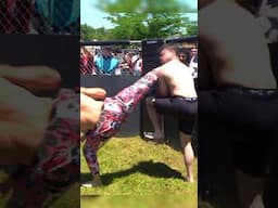 Bro got sent to the shadow realm 😱 #mma #knockout