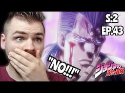 DON'T F***ING DO THIS!!!! | JOJO'S BIZARRE ADVENTURE *PART 3* EPISODE 43 | (S2 EP:43) REACTION!