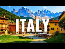 Italy Most Fascinating Facts You Didn't Know | Italy fun facts