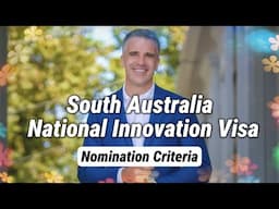 🎯 NIV Update: South Australia Opens Nominations for Subclass 858 (National Innovation Visa)