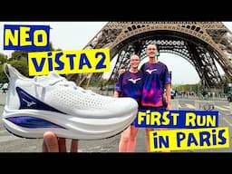 24 Hours in Paris Testing The New Mizuno Neo Vista 2 | Early Review!