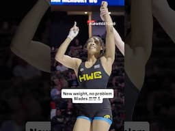 Olympic medalist Kennedy Blades dropped from 76 to 68kg and made the senior world team!
