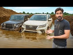 Thar Aur Fortuner Ko Dubaa Diya Offroading Mein 😭 (Big Mistake)