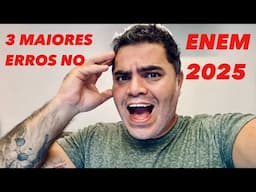 Os 3 MAIORES ERROS de quem ESTUDA MATEMÁTICA para o ENEM 2025