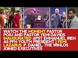APST EMMANUEL IREN INAUGURATED AS PFN YOUTH PRESIDENT | FEMI LAZARUS & THE WINLOS JOINED EXECUTIVES