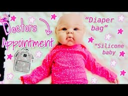 Silicone Baby Doctor Appointment Routine|RolePlay|Reborns World
