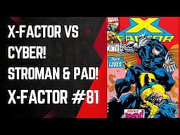Havok Vs Cyber! X-Factor #81, Larry Stroman & Peter David, Marvel Comics, 1992