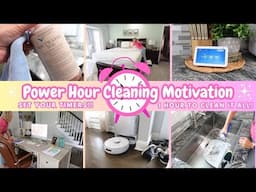Clean With Me POWER HOUR 💪 | Speed Cleaning Motivation| Quick Home Reset