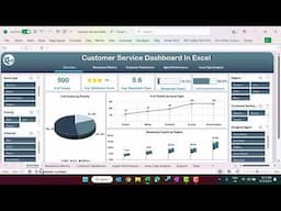 Customer Service Dashboard in Excel