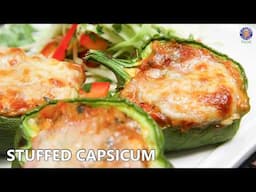 Stuffed Capsicum | Bharwan Shimla Mirch | Paneer Stuffed Bell Pepper | Easy Appetizer | Chef Ruchi