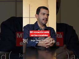 Rodrigo eligió crear su marca de mobiliario en vez de abrir un estudio.