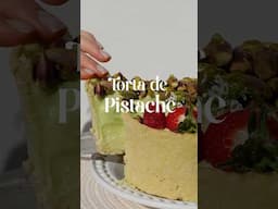 Torta #MOUSSE de #Pistache: 5 ingredientes no recheio 😋 #receita @famigliaventurelli #receitas