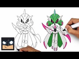 How to Draw Iron Valiant | Pokemon