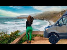 Living in a Camper Van at the Beach to Spring Skiing in the Mountains