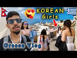 NEPALI in GREECE | Traveling Fira Santorini on Budget | Cheap or Expensive? | Gorkhey Vlog 501