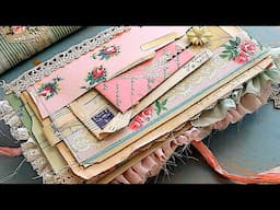 Make An EASY Junk Journal With ONLY Paper Scraps! Beginner Friendly Tutorial | Use UP Your Scraps!