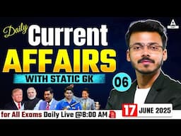 17 June Daily Current Affairs for CUET 2026 | Important Static GK | Current Affairs Today