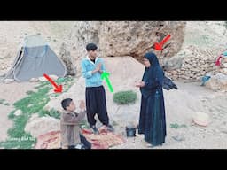 Convincing the grandmother by Amir to request help from Agha Salar for the orphan child