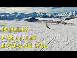 Snowboard Edge Control Drills (RANKED EASY TO HARD)