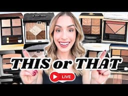 LIVE: THIS or THAT! 👈 👉 NEUTRAL PALETTE SHOWDOWN...who will win???