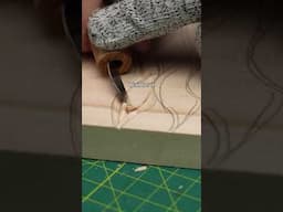 Love the sound of carving wood? Chip carving in action...ASMR vibes for your soul✨#WoodCarving #ASMR