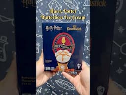 Finally can have Harry Potter Butterbeer Ice Cream at home 🤯 #shorts #harrypotter #moviesnacks