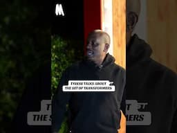 Tyrese talks about acting on the set of “Transformers” 😭