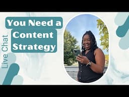 Why You Need a Content Strategy Live Chat
