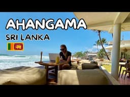 Exploring Ahangama. Epic Cactus Cafe + Walking to Midigama. Sunset Coconut Beach & So Many Dogs! 🇱🇰