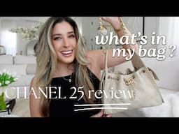 WHAT'S in My CHANEL 25 BAG ♡ WATCH BEFORE BUYING This NEW CHANEL BAG: REVIEW, DETAILS, MOD SHOTS