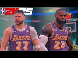 Luka, LeBron and the Revamped Lakers! 🔥 | NBA 2K25 PC Mods | Lakers vs. Celtics