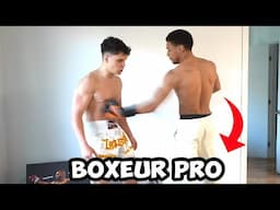 J'AI INVITÉ UN BOXEUR PRO EN LIVE ( Je regrette😭)