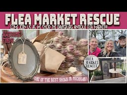 SHOPPING HAUL FOR FLEA MARKET HOME DECOR FINDS AT THE DAVISBURG MICHIGAN ANTIQUE FESTIVAL SHOW