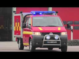 TOMELILLA (9340+4050) HJÄRTSTOPP räddningstjänsten sörf + premedic brandbil & ambulans i utryckning