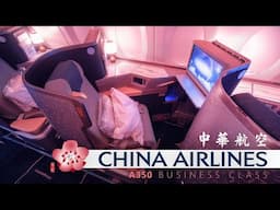 China Airlines A350 Business Class | Taipei to Vancouver