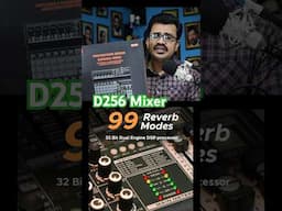 Audio Mixer Digimore  D256 | Mixer with Interface | 8 Channel Mixer for Singing #audiomixer