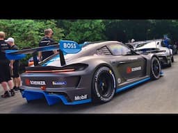 Porsche Cayman GT4 e-Performance in Action