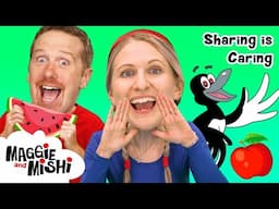 Fruit Healthy Food with Maggie and Mishi | Preschool Learning | Steve and Maggie Wheels on the Bus