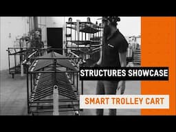 🌟 Trolley Cart Design: Built for Smooth Transport | Structure showcase