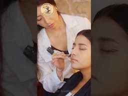 ASMR makeup tutorial with soft whispering sounds to sleep & relax 😌