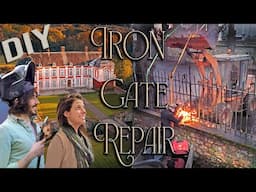 Restoring Our Original IRON GATES | French Chateau Renovations #51