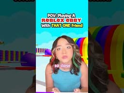 POV: Playing A "ROBLOX OBBY" With THAT ONE FRIEND..🤣@Iveexp