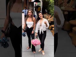 Neha sharma & Aaisha sharma snapped at cafe in Bandra. #nehasharma #aaishasharma #e24