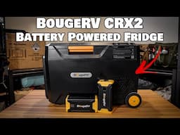 Even Better!! BougeRV CRX2 Dual Zone Portable Fridge Powered by 2 220 WH Batteries