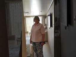 Join us for a quick look around our obstructed deluxe balcony E105 on Sky Princess #shorts